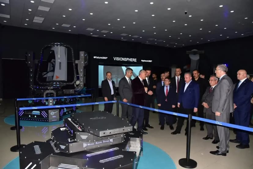 The 29th Speaker of the Grand National Assembly of Türkiye Prof. Dr. Mustafa Şentop Visits the Domestic and National Simulation Center