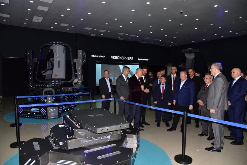 The 29th Speaker of the Grand National Assembly of Türkiye Prof. Dr. Mustafa Şentop Visits the Domestic and National Simulation Center